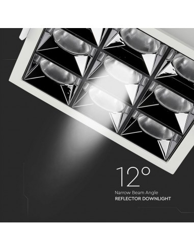 984-Faretto LED Chip Samsung da Incasso  x UGR   CRI-4