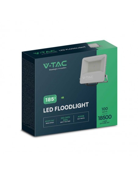 9894-Faro LED  LM/W Colore Nero  -2