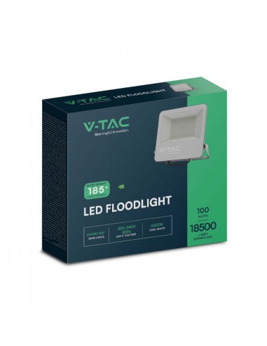 9895-Faro LED Chip  LM/W Colore Nero  -2