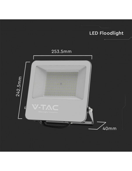 9895-Faro LED Chip  LM/W Colore Nero  -3