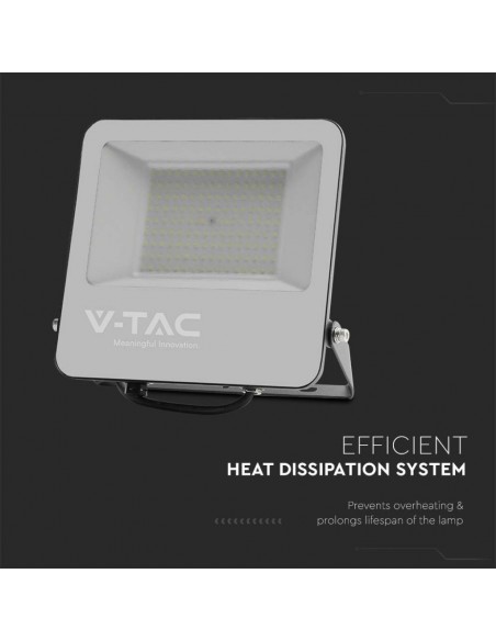 Faro LED Chip 100W 185LM/W Nero 6500K IP65