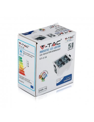 991-Faretto LED Chip Samsung da Incasso  x UGR   CRI-2