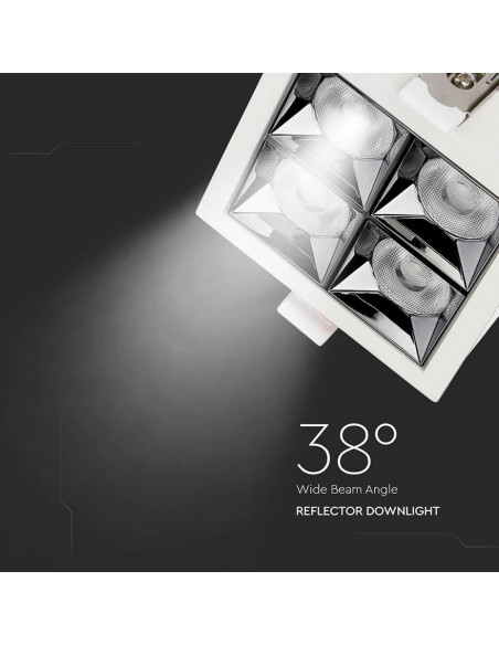 991-Faretto LED Chip Samsung da Incasso  x UGR   CRI-5