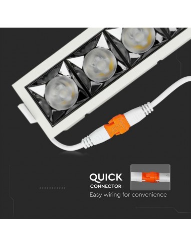 994-Faretto LED Chip Samsung da Incasso  x UGR   CRI-6