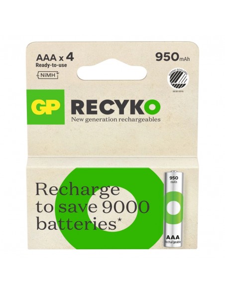 GP201242-GP Battery Recyko Batteria Ricaricabile V Mini Stilo AAA mAh Confezione  Pezzi-1