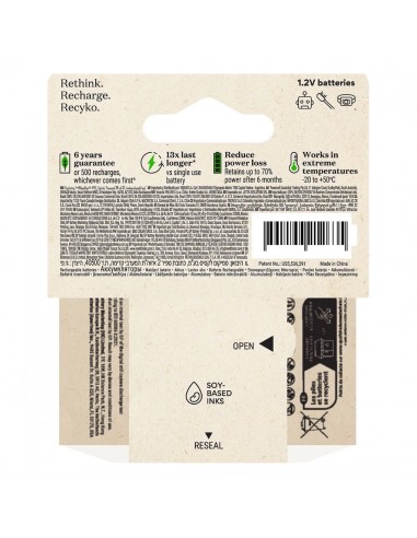 GP201242-GP Battery Recyko Batteria Ricaricabile V Mini Stilo AAA mAh Confezione  Pezzi-3