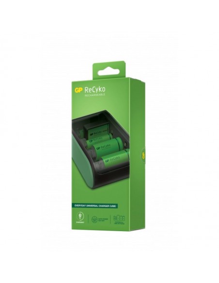 GP202247-GP Battery Caricabatterie Universale ReCyko B per Ricarica Contemporanea di Batterie Ricaricabili -1