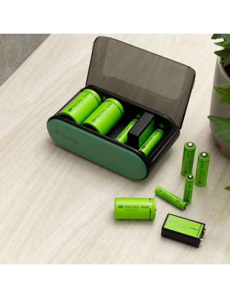 GP202247-GP Battery Caricabatterie Universale ReCyko B per Ricarica Contemporanea di Batterie Ricaricabili -6