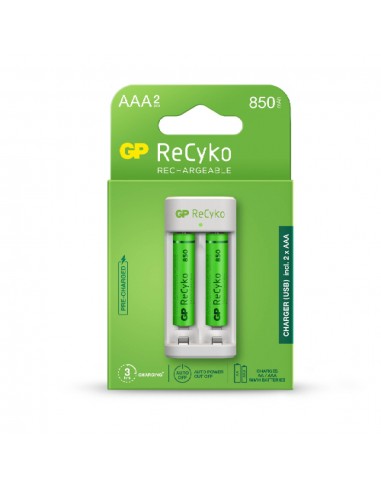 GP202250-GP Battery Caricabatterie USB Recyko E con  Batterie Ricaricabili -4