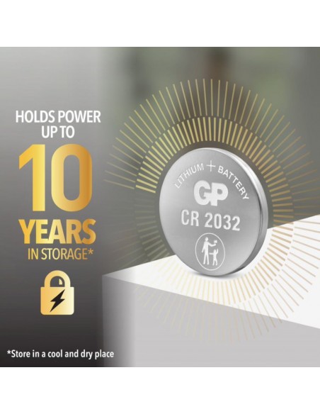 GP2188-GP Battery Batteria al Litio a Bottone V CR Blister  Pezzi-3
