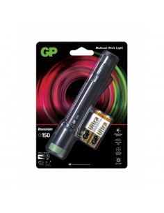 GP450054-GP Battery Torcia LED C LM con  Batterie Stilo AA  Luce Supplementare Laterale-1