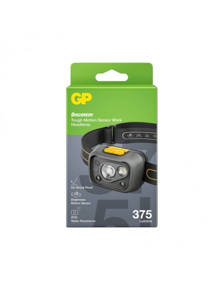 GP455035-GP Battery Lampada Frontale LED LM con  Batterie AAA Incluse-2