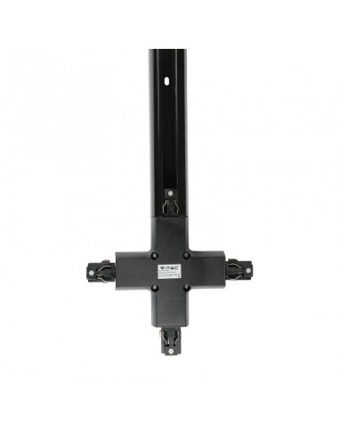 3526-Raccordo a X per Binario Trifase Colore Nero-2