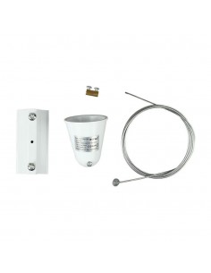 3566-Kit da Sospensione per Binario Trifase Colore Bianco-1