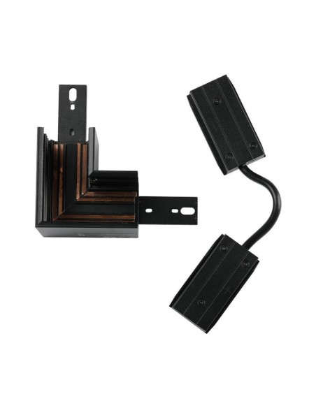 7972-Connettore ad Angolo per Binari Magnetici Colore Nero-1