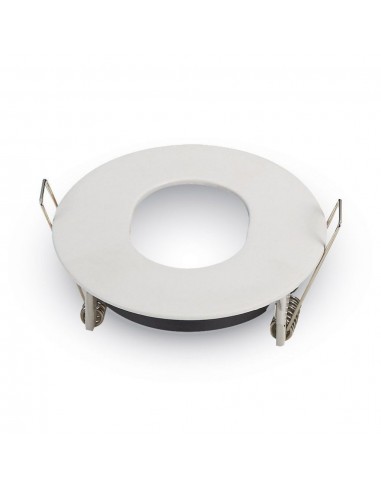 3612-Portafaretto LED da Incasso Rotondo GU e GU MR Colore Bianco Orientabile-1