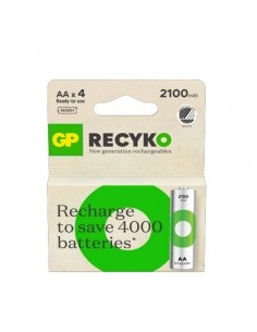 GP201240-GP Battery Recyko Batteria Ricaricabile V Stilo AA mAh Confezione  Pezzi-1