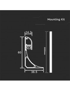 23180-filo Angolare per Strip LED -1 2