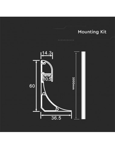 23180-filo Angolare per Strip LED -2