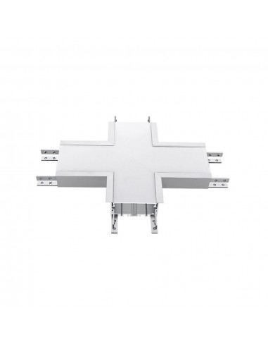 394-Connettore LED Chip Samsung a Incasso Lineare a X  Colore Argento -1