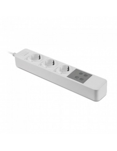 8420-Multipresa con Spina a Schuko WiFi  A P  Schuko Interruttori Compatibile con Google Home e Amazon Alexa via App Smart-1
