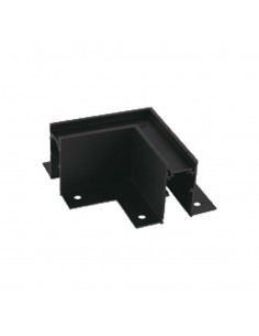 6894-Connettore Terminale a Forma di L Per Binari Trimless Colore Nero-1