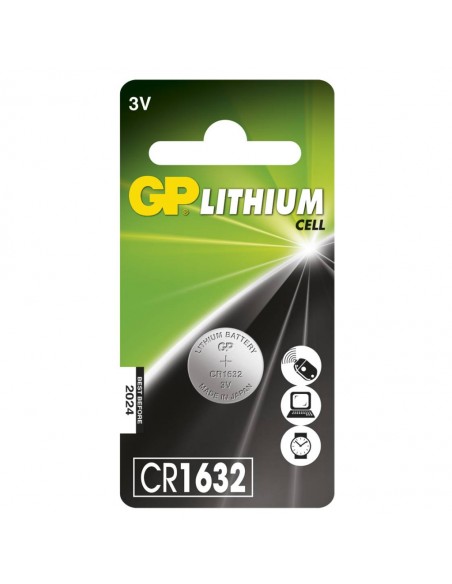 GP103163-GP Battery Batteria al Litio a Bottone V CR Blister  Pezzo-1