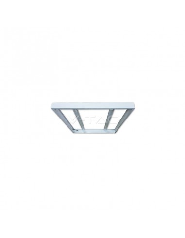 9999-Supporto per Montaggio a Plafone Pannelli LED xcm Colore Bianco-2