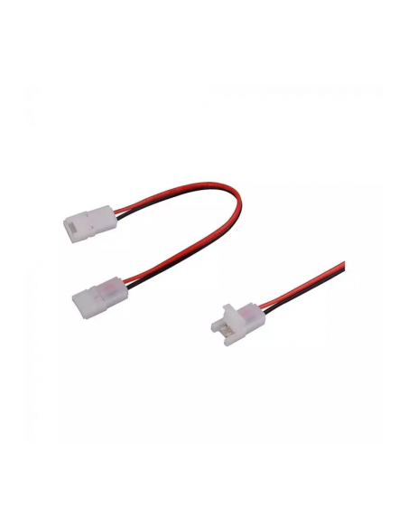 2661-Connettore Flessibile Intermedio Rapido con Clip Femmina-Femmina a  Pin Per Strip LED Larghezza mm Lunghezza mm-1