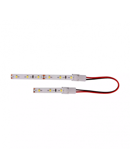 2661-Connettore Flessibile Intermedio Rapido con Clip Femmina-Femmina a  Pin Per Strip LED Larghezza mm Lunghezza mm-2