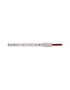 2660-Connettore Flessibile per Strip LED di larghezza mm Innesto rapido tramite clip  Pin e cavi a saldare-1 2