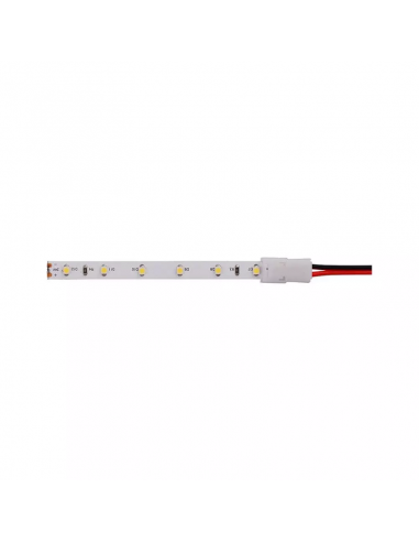 2660-Connettore Flessibile per Strip LED di larghezza mm Innesto rapido tramite clip  Pin e cavi a saldare-2