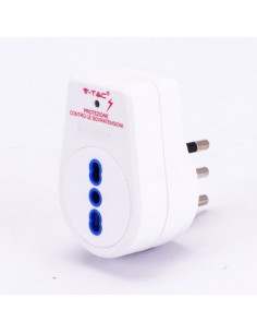 8832-Adattatore Singolo con Presa Bipasso /A-1