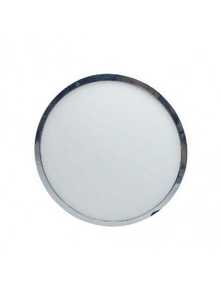 6364-Pannello LED  Montaggio a Plafone Rotondo Colore Cromato -1