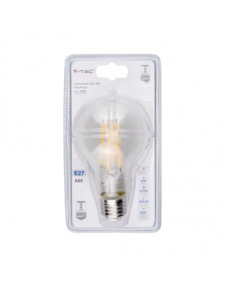 2829-Lampadina LED E  A Filamento  Blister  Pezzo-1