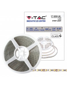 Striscia LED SMD5050 60 LED 3000K IP65