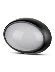 Lampada da Soffitto LED Full Ovale 12W Corpo Nero IP54 3000K