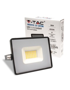 Proiettore LED SMD E-Series G2 da 30W Corpo Nero 4000K